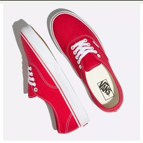 Vans Authentic (Red) UnisexSkate Shoes size men's - Picture 4 of 12